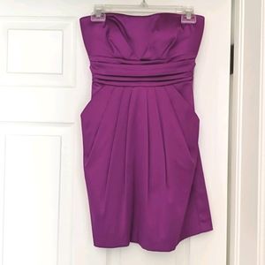 3 for $25. Magenta Strapless Dress with Pockets!